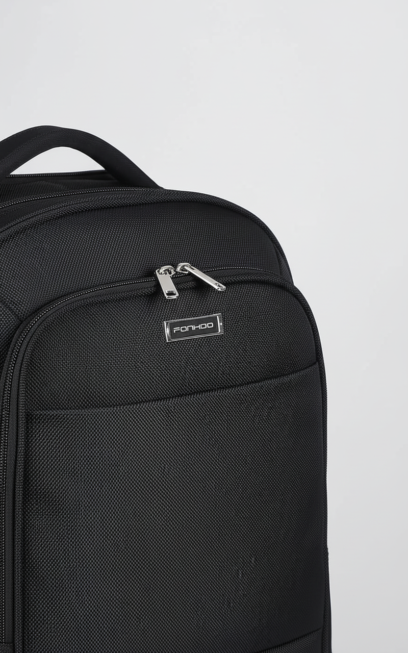 Sage | 30L Rolling Backpack | Black, Laptop Compartment | Water-Resistant Nylon