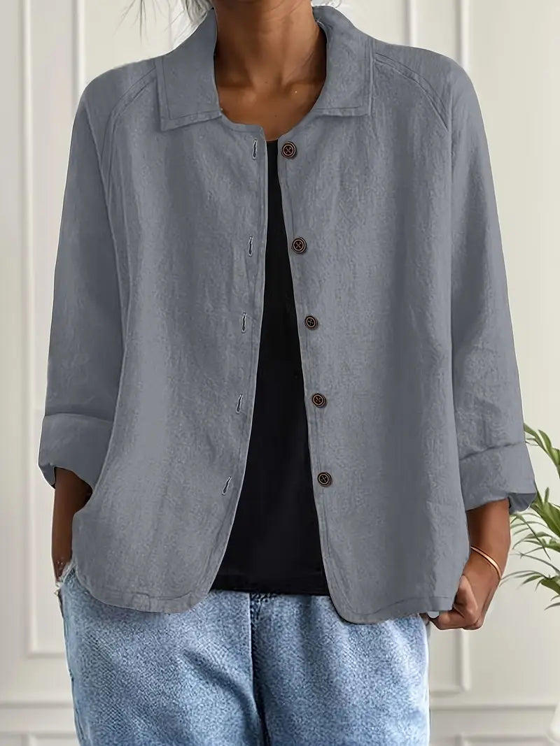 Ondine | Women's Light Blouse | Transitional Weather Top | Loose Fit
