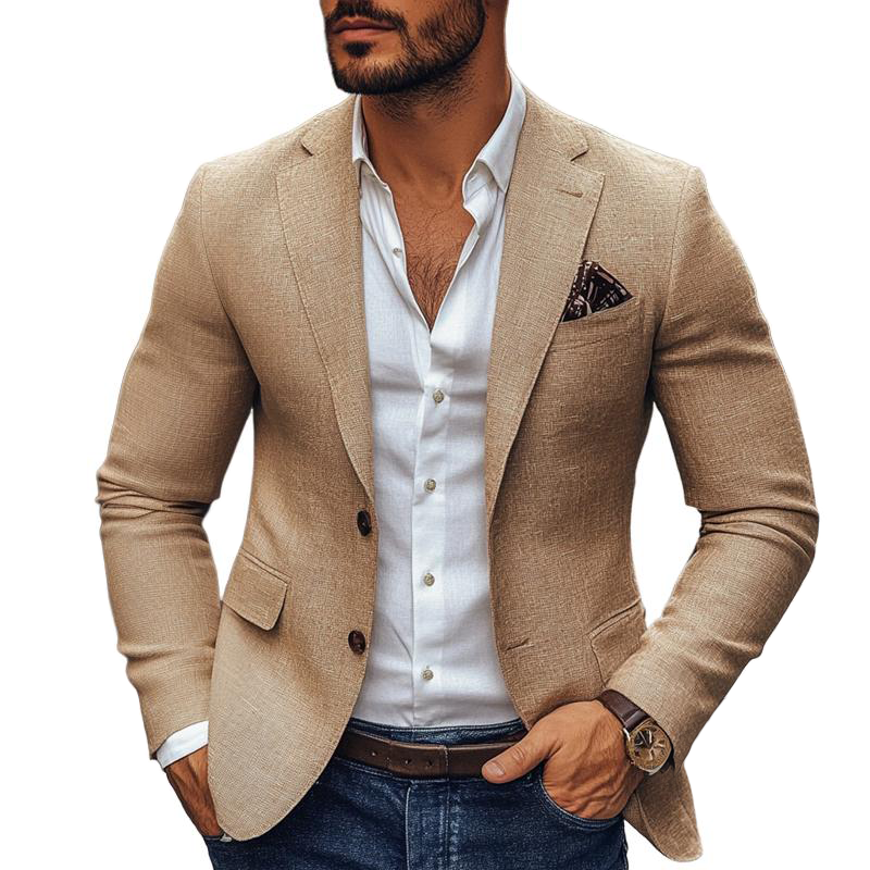 Odette | Men's Slim Fit Blazer | Two Button, Notch Lapel | S–3XL