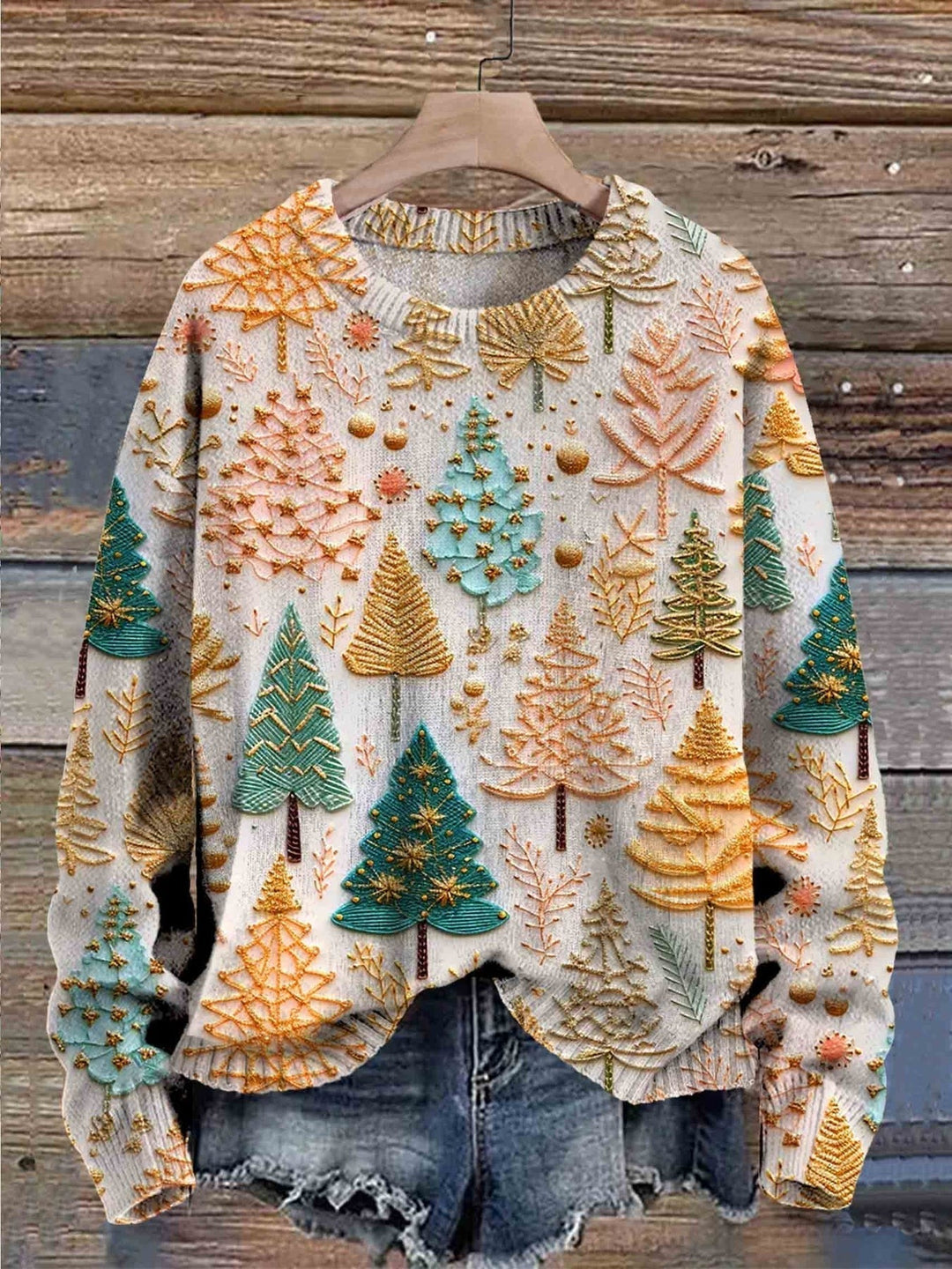 Fleur | Christmas Sweater | Women's Soft-Touch Festive Jumper | Relaxed Fit