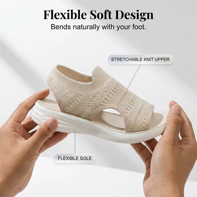 Orthopedic Sandals Women | Breathable Platform | Lightweight Open Toe