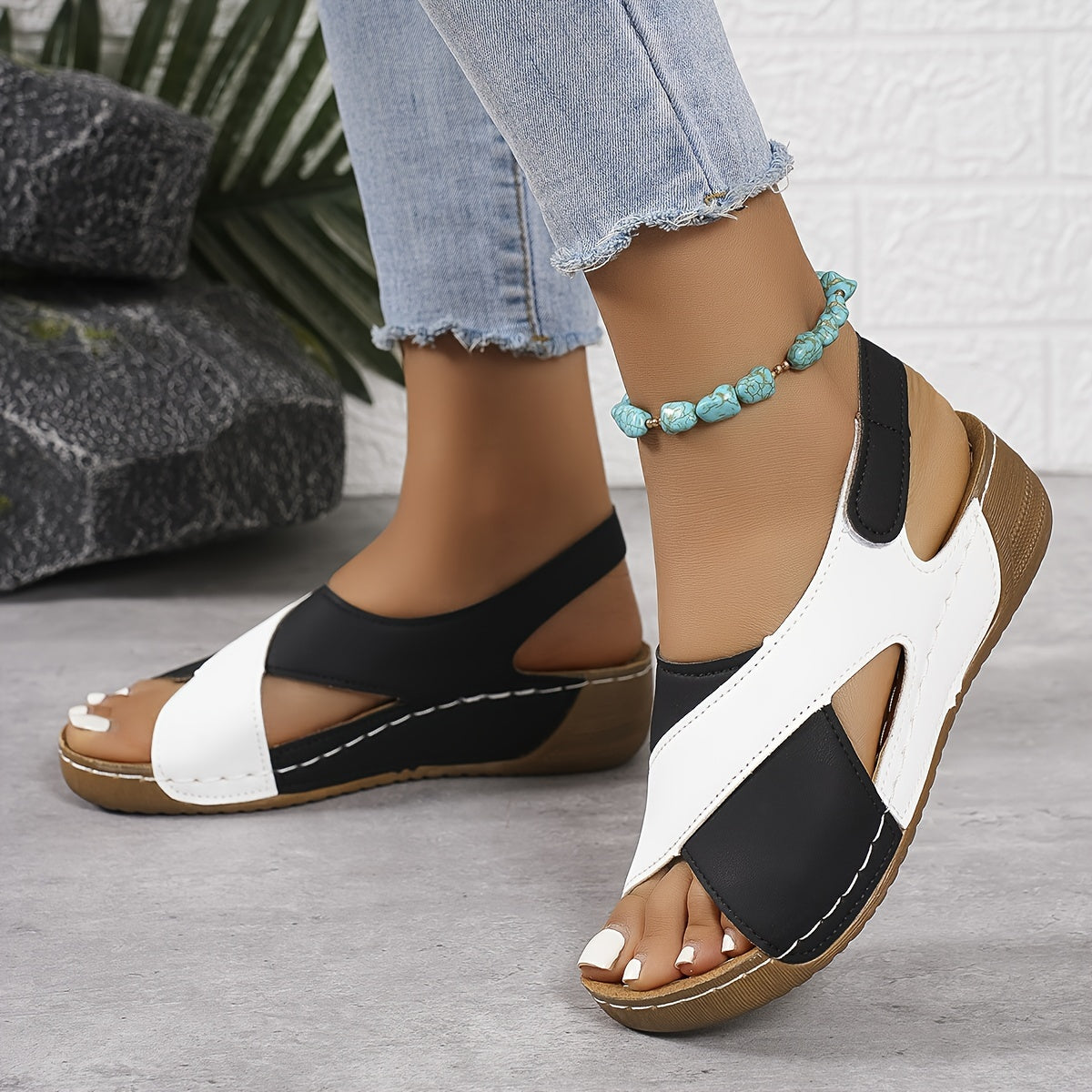 Women Orthopedic Sandals Lightweight Cushioned Footbed Anti Slip Sole