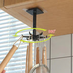 Edith | Rotating Adhesive Hook | 360° Swivel, Wall & Ceiling Mount