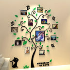 Thea | Photo Frame Wall Decor | 3D Acrylic Photo Tree | Self-Adhesive