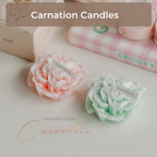Leah | Scented Candle | Carnation Fragrance, Decorative Gift | Paraffin