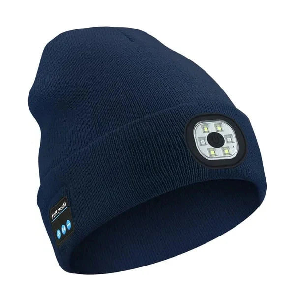 Nora | Bluetooth Beanie with LED Light | 3-in-1, Built-in Speaker | Unisex