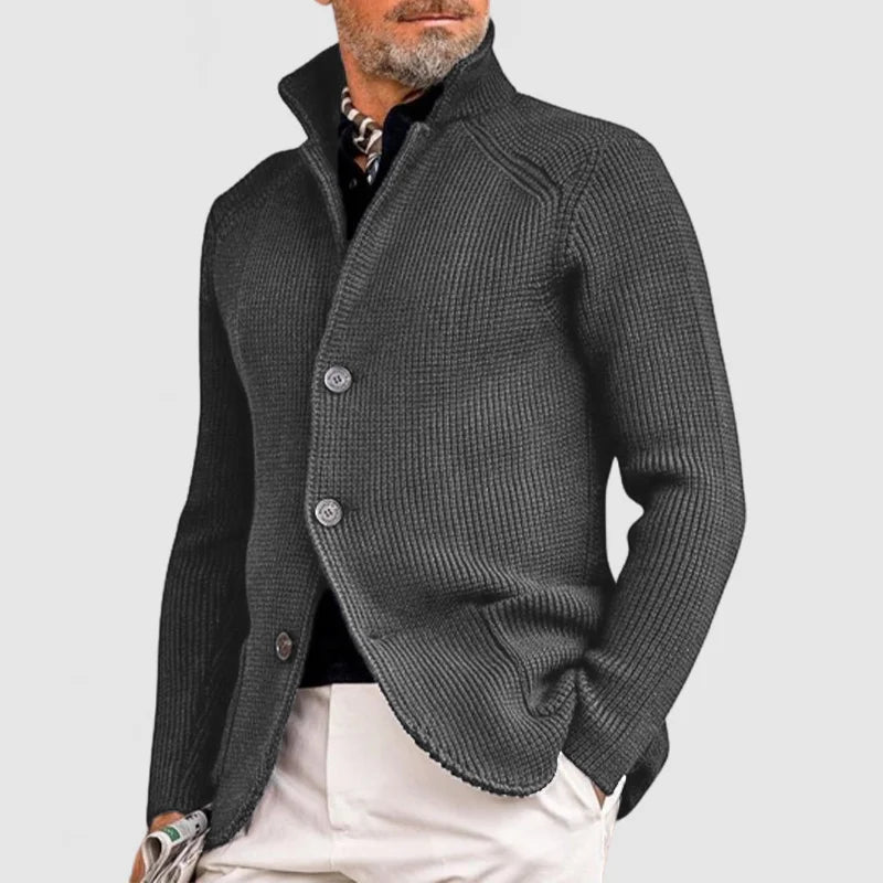 Juno | Men's Knit Vest | Mixed Wool, Slim Fit | Timeless Knitwear