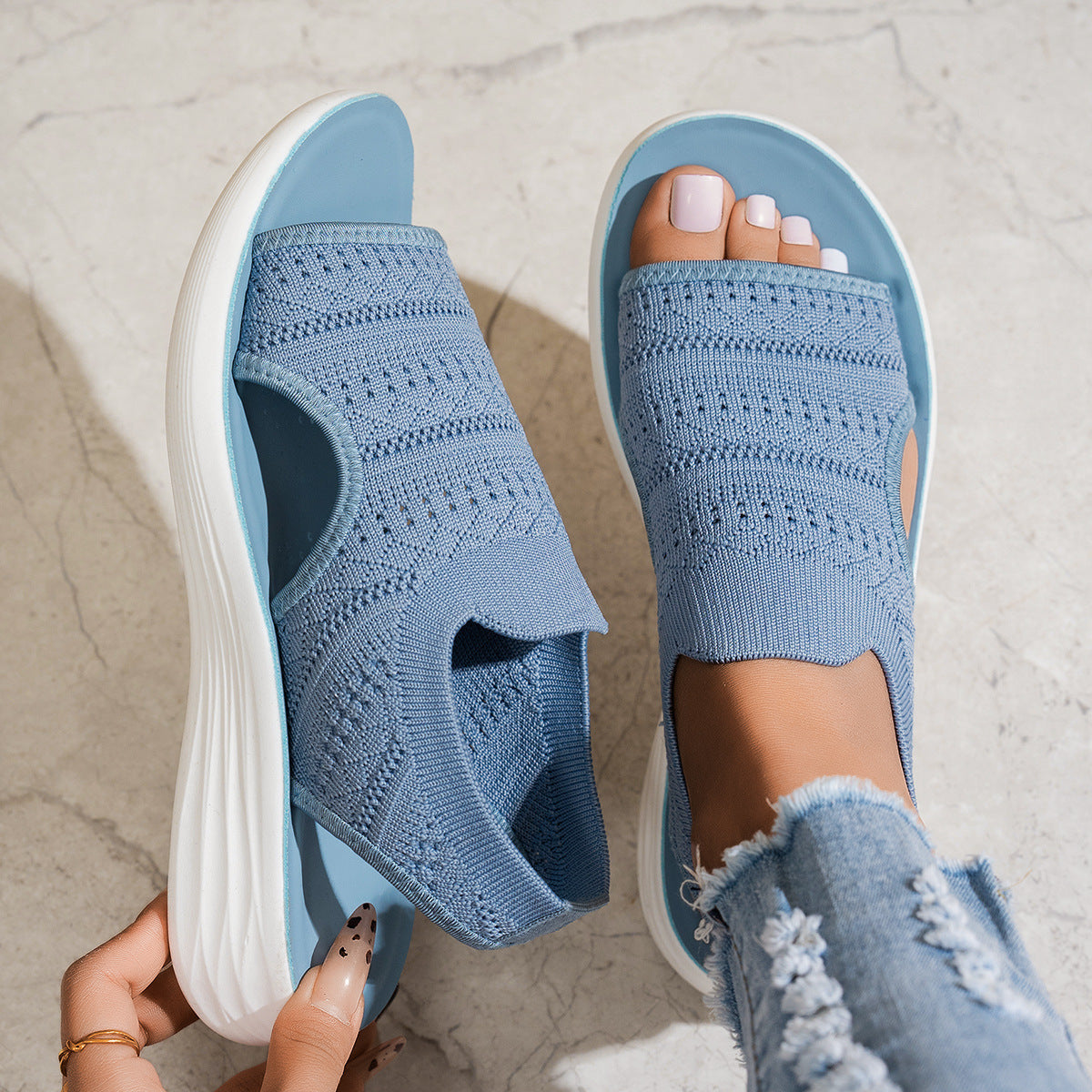 Orthopedic Sandals Women | Breathable Platform | Lightweight Open Toe