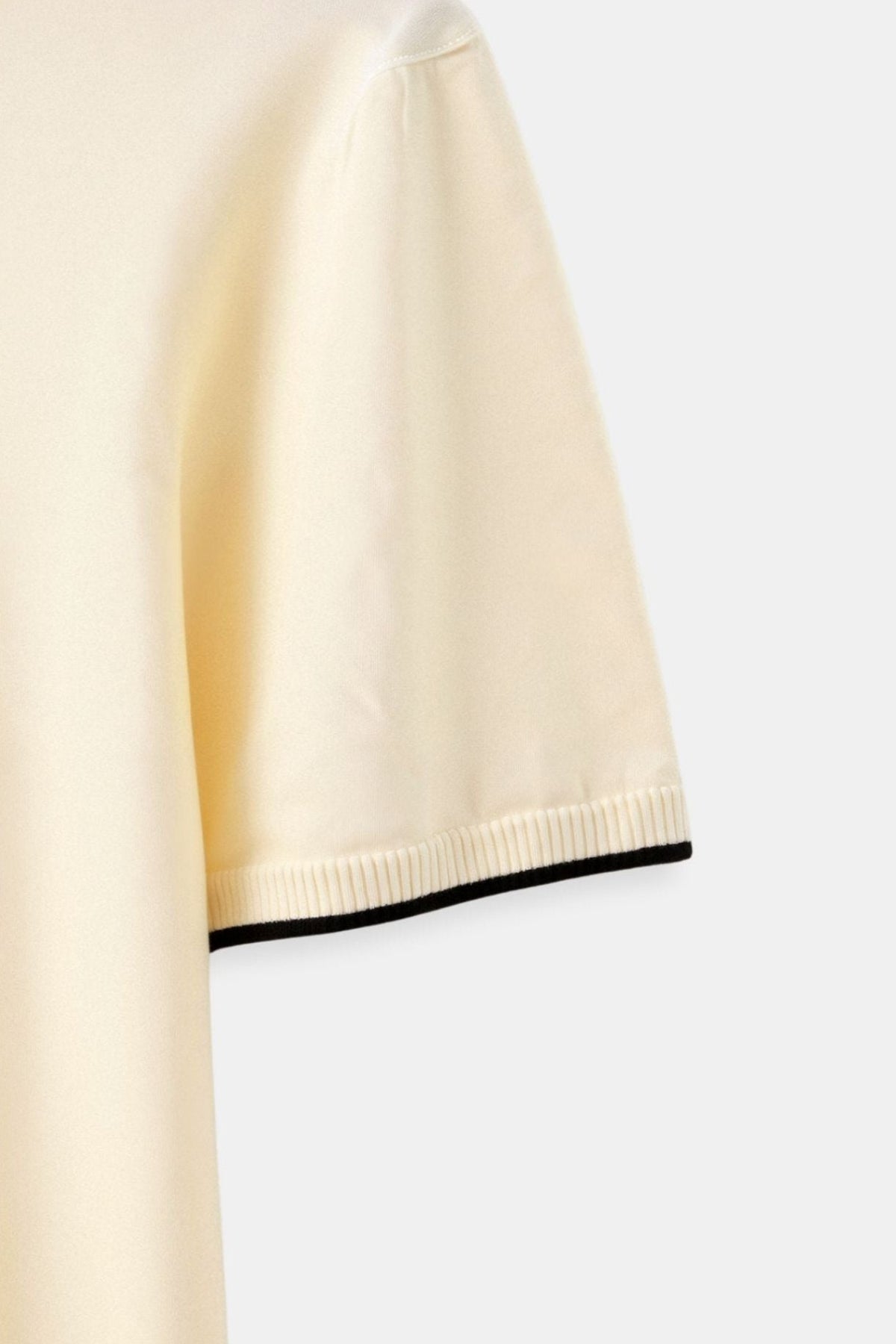 Men Polo Shirt Sleeveless Pure Cotton Contrast Trim Slim Fit