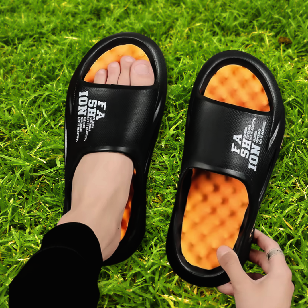 Orthopedic Slippers Women Ergonomic Massage Sole Non Slip Cushioned