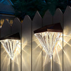 Lena | Solar Wall Lamp | Outdoor Black LED, Waterproof, 2-Pack
