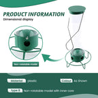 Sabine | Squirrel Proof Bird Feeder | Rotating Perch, 4 Ports | Heavy-Duty Metal