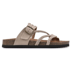 Orthopedic Sandals Women Woven Strap Adjustable Buckle Cork Footbed