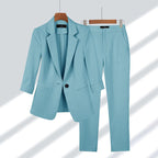 Noor | Women's Suit Set | Blazer & Trousers, 2-Piece | Office, Formal