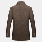 Rhea | Men's Wool Coat | Stand Collar, Quilted Lining | Autumn Winter