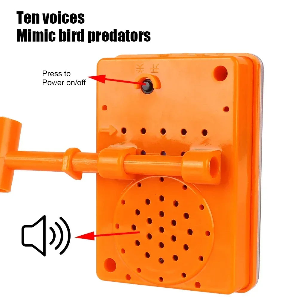 Marlow | Bird Repeller | Solar Powered, 360° Rotating | Ultrasonic, Reflective