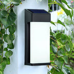 Ondina | Solar Wall Lamp | Black, Waterproof IP44, Warm White | 2 Pack