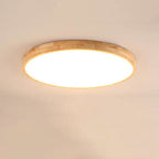 Delphine | Flush Mount Ceiling Light | Nordic Solid Wood, Round LED | 30CM