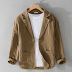Aria | Men's Linen Blazer | Relaxed Fit, Breathable