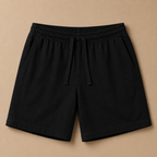 Mens Swim Shorts Lightweight Knee Length Loose Fit Drawstring Waist