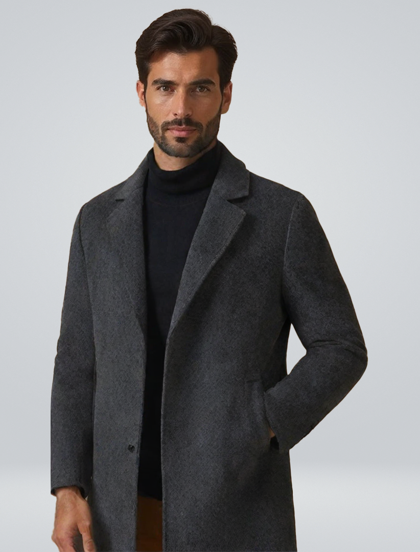 Solene | Men's Wool Coat | Warm, Long, Winter