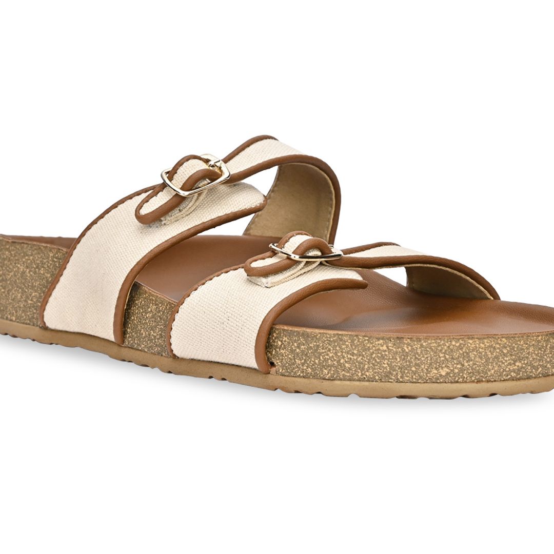 Orthopedic Slippers Women Canvas Arch Support Casual Flat Sliders