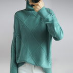 Ottavia | Women's Turtleneck Sweater | Cashmere, Soft & Warm | Multi-Color