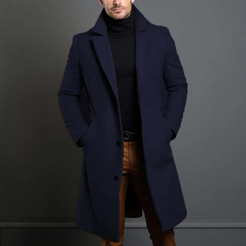 Willa | Men's Wool Coat | Classic Fit, Warm & Windproof | Timeless Design