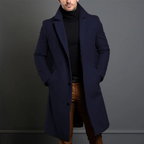 Zelda | Men's Wool Coat | Classic Fit, Warm | Black, Brown, Grey, Blue