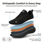 Aria | Men Orthopedic Sneakers Wide Toe Box Arch Support