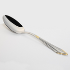 Jade | Cutlery Set | Gold Finish, Stainless Steel | 24 or 48 Piece
