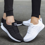 Orthopedic Shoes Women Sneakers Cushioned Rocker Sole Stretch Upper