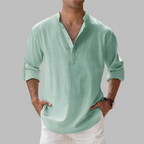 Ottoline | Men's Linen Shirt | Relaxed Fit, Button-Down | Breathable Summer