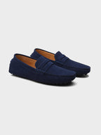Marlowe | Suede Loafers | Men's Slip-On Boat Shoes | Calf Suede, Laceless