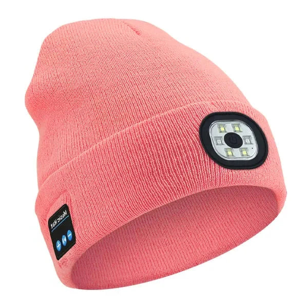 Nora | Bluetooth Beanie with LED Light | 3-in-1, Built-in Speaker | Unisex