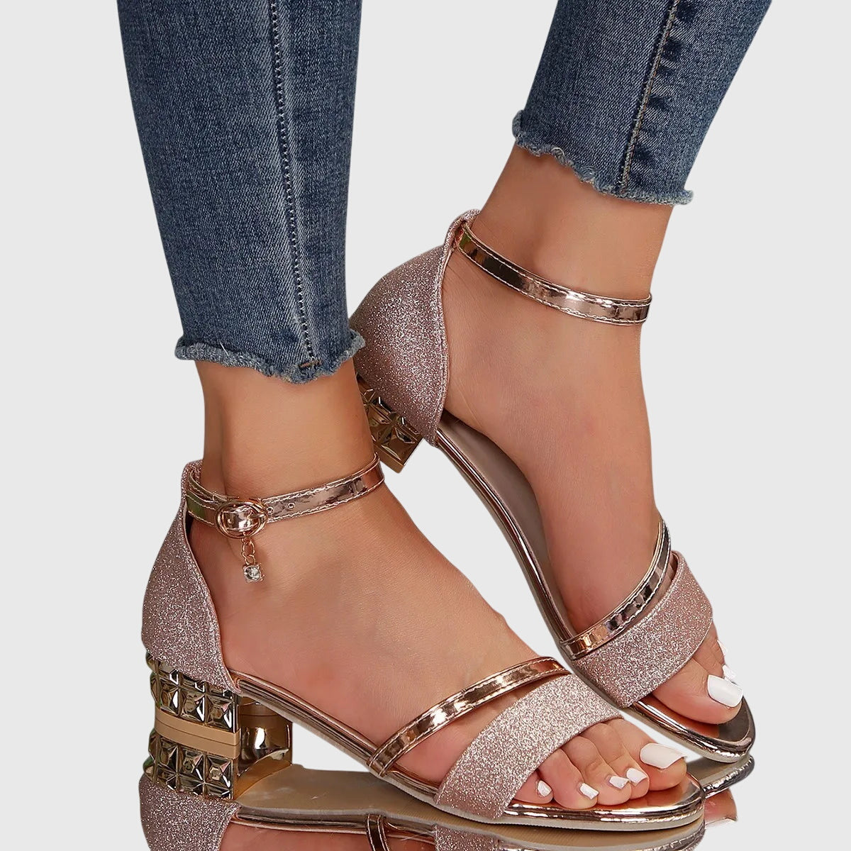 Delphine | Orthopedic Heeled Sandals | Women's, Adjustable, Arch Support