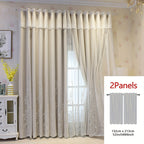Saoirse | Embroidered Curtain Panels | Elf & Fairy Design, Light-Filtering | Set of 2 with Rings