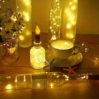 Cosima | LED Bottle Lights | Battery-Powered, Cork Design | 10 Pack