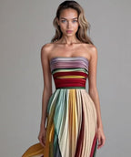 Summer Dress Womens Long Casual Maxi Multicolour