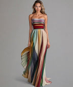 Summer Dress Womens Long Casual Maxi Multicolour