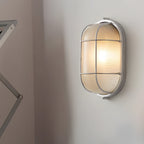 Tamsin | Outdoor Wall Lamp | Retro Industrial, E27, Cast Aluminum | Oval & Round
