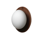Marlow | Wall Light | Scandinavian Round Frame, Globe Shade | Indoor
