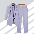 Noor | Women's Suit Set | Blazer & Trousers, 2-Piece | Office, Formal