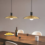 Kaia | Pendant Lamp | Mid-Century Brass, White Glass Shade | 1-Light E27