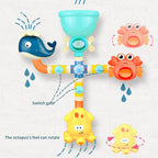 Bath Toy Sprinkler Set | Interactive Baby Bath Toys | Octopus, Whale & Crab