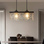 Dione | Chandelier | Dining Room, 3-Step Dimmable, Glass, Black | E27