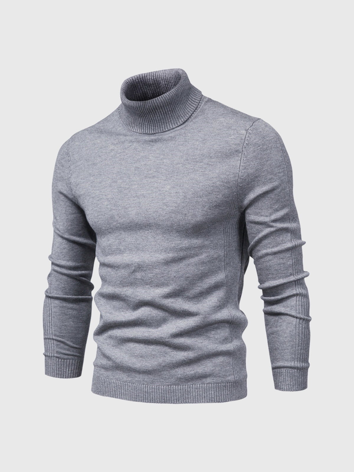 Edith | Men's Turtleneck Sweater | Autumn, Slim Fit | Cotton, Versatile