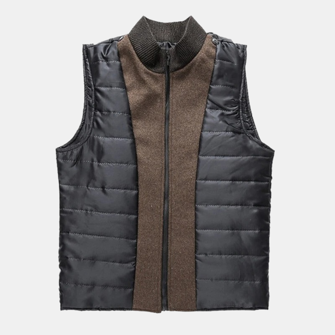 Rhea | Men's Wool Coat | Stand Collar, Quilted Lining | Autumn Winter