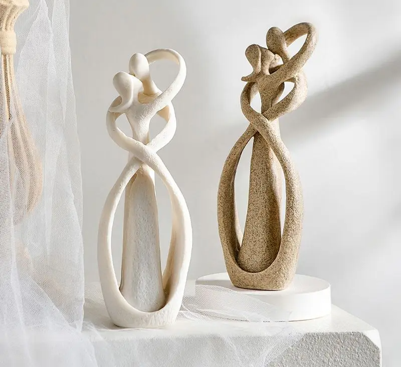 Vada | Abstract Sculpture | Eternal Embrace Figurine | Unique Gift