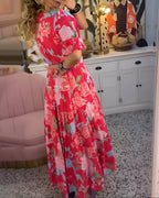 Mira | Floral V-Neck Pocket Dress | Women's Summer